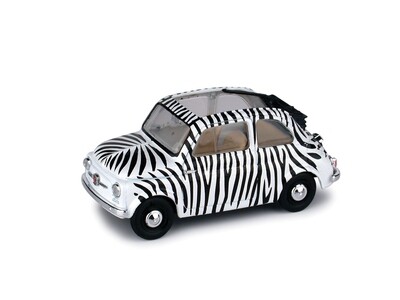 S0305 Fiat “nuova 500” (1957) zebrata “Safari Park