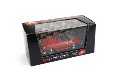 R117-03_1990 Porsche 356 Cabriolet Aperta 1952 Rosso - interno nero/grigio