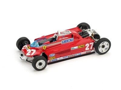 Ferrari 126CK turbo G.P. Montecarlo 1981 1° Gilles Villeneuve #27 versione da trasporto GILLES COLLECTION