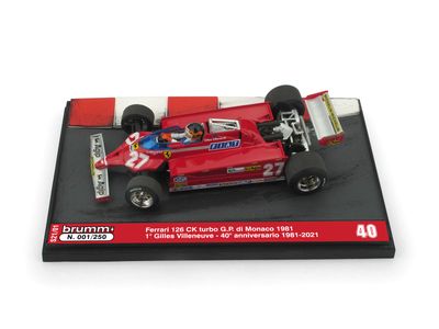 S2101 Ferrari 126CK turbo, G.P. Montecarlo 1981 1° Gilles Villeneuve #27