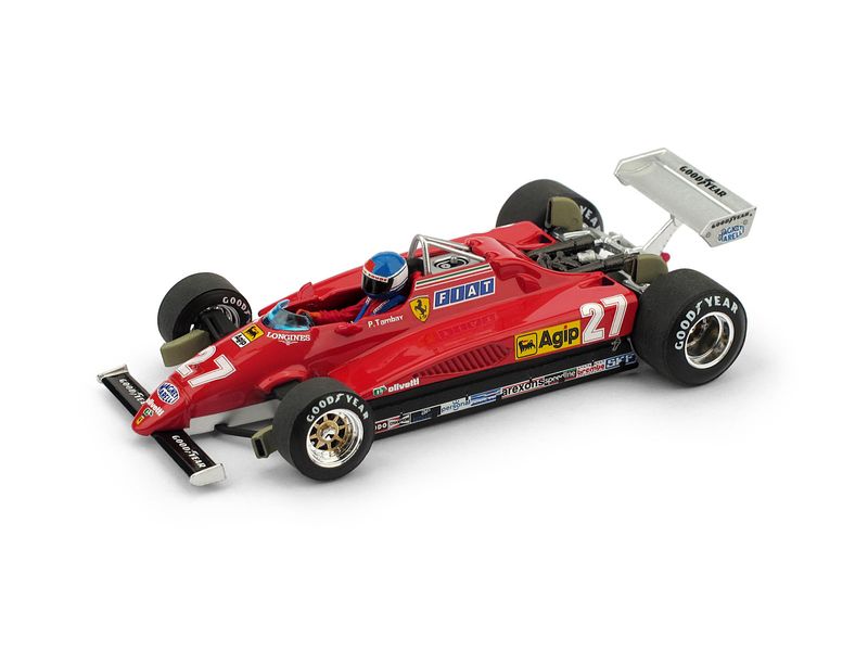 Ferrari 126C2 turbo G.P. Italia 1982 2° Patrick Tambay #27 + pilota / driver