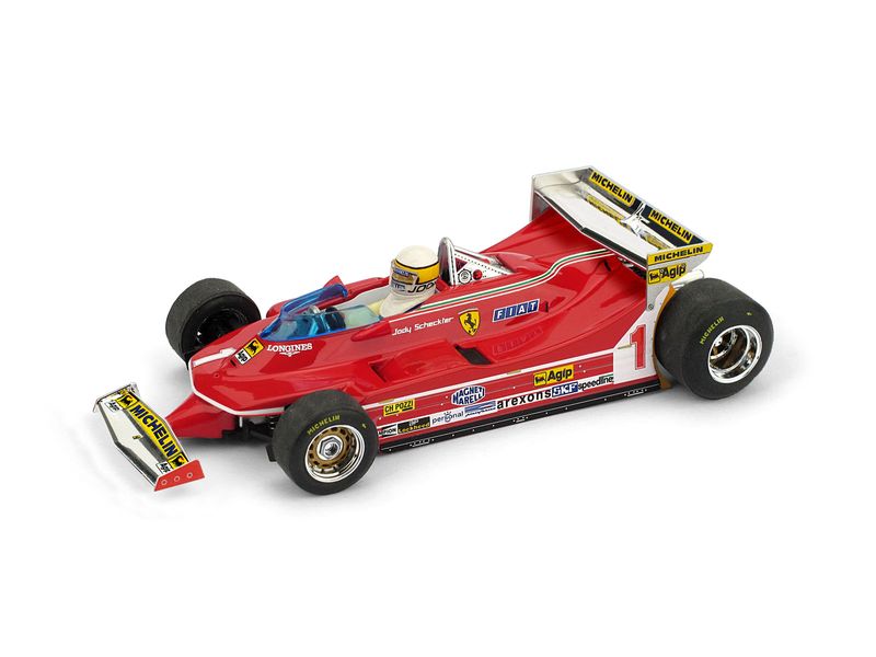 Ferrari 312 T5 G.P. Monaco 1980 Jody Scheckter #1 + pilota / driver