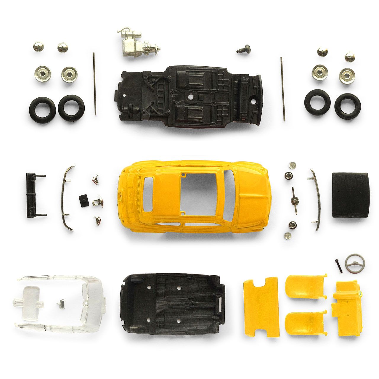 Fiat 500 ARCOBALENO GIALLO - YELLOW