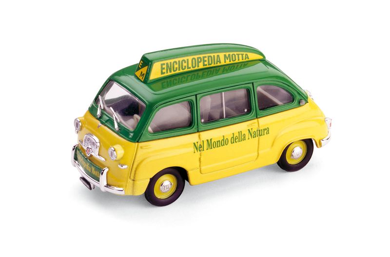 Fiat 600 Multipla Veicolo pubblicitario 1956 Enciclopedia Motta (Mi)