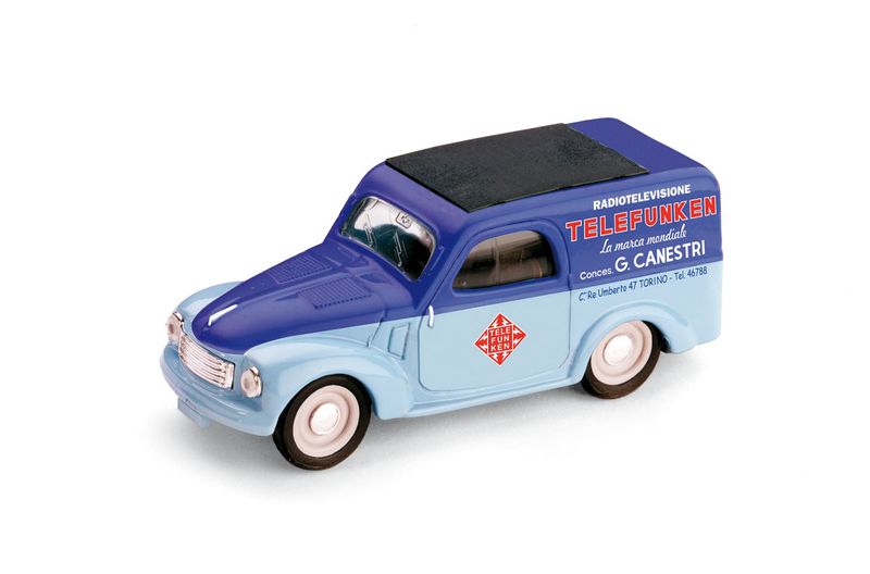 Fiat 500C Furgone Veicolo Commerciale Assistenza Telefunken 1950