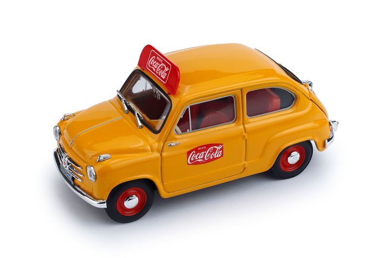 Fiat 600 1a serie Veicolo pubblicitario Coca Cola Olimpiadi di Roma 1960