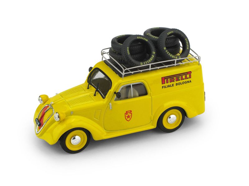 Fiat 500B Furgone Veicolo commerciale 1950 Pirelli Filiale di Bologna Assistenza Mille Miglia + pneumatici