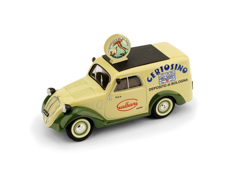 Fiat 500B Furgone Veicolo Commerciale 1950 Galbani, Melzo (MI) Deposito di Bologna