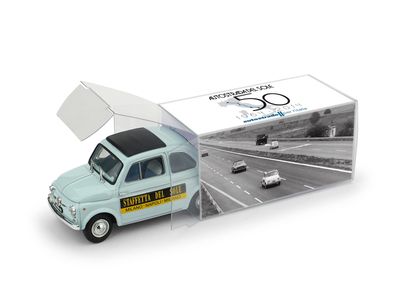 Fiat 500D staffetta del sole 1964 per Autostrade Spa