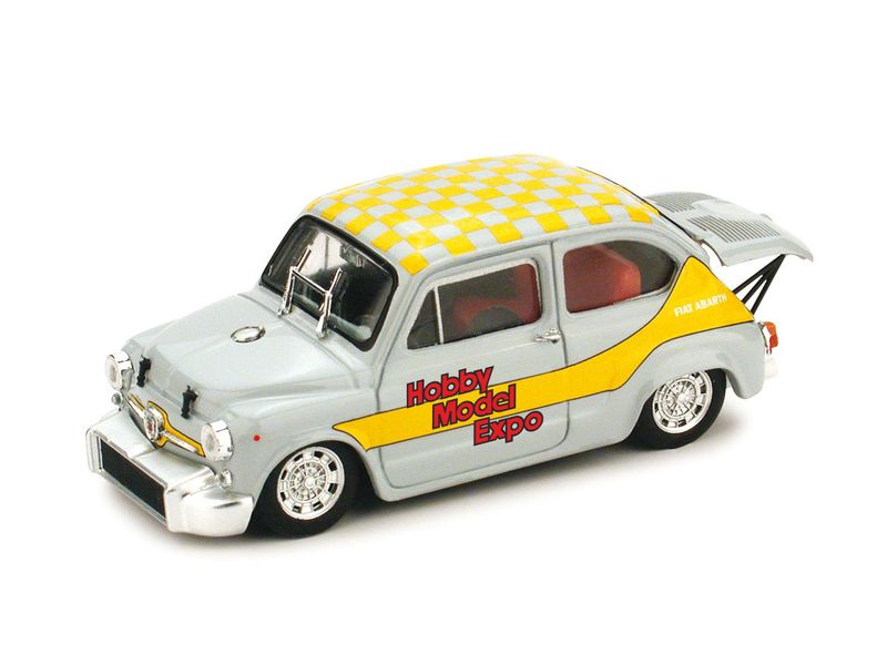 Fiat Abarth 1000 berlina Corsa ufficiale Gruppo 5 1968 Livrea gialla HOBBY-MODEL-EXPO 2019 Fiat Abarth 1000 berlina Corsa ufficiale Gruppo 5 1968 Livrea gialla HOBBY-MODEL-EXPO 2019