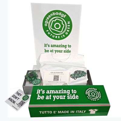 S2519 Fiat 500 Brums + T-SHIRT "AGREENBADGE"