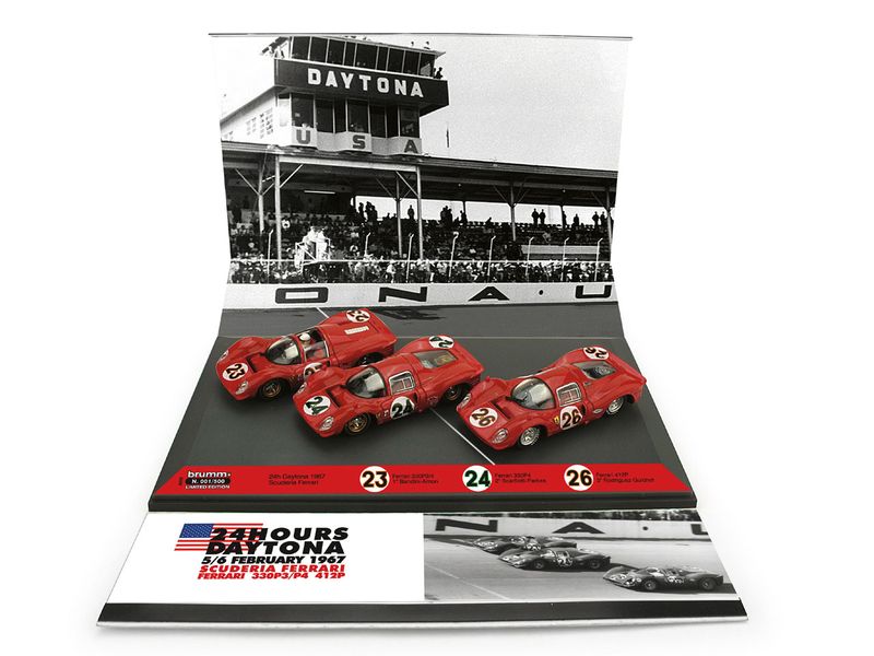 FERRARI 330P4 24H DAYTONA 1967 PARADE SET