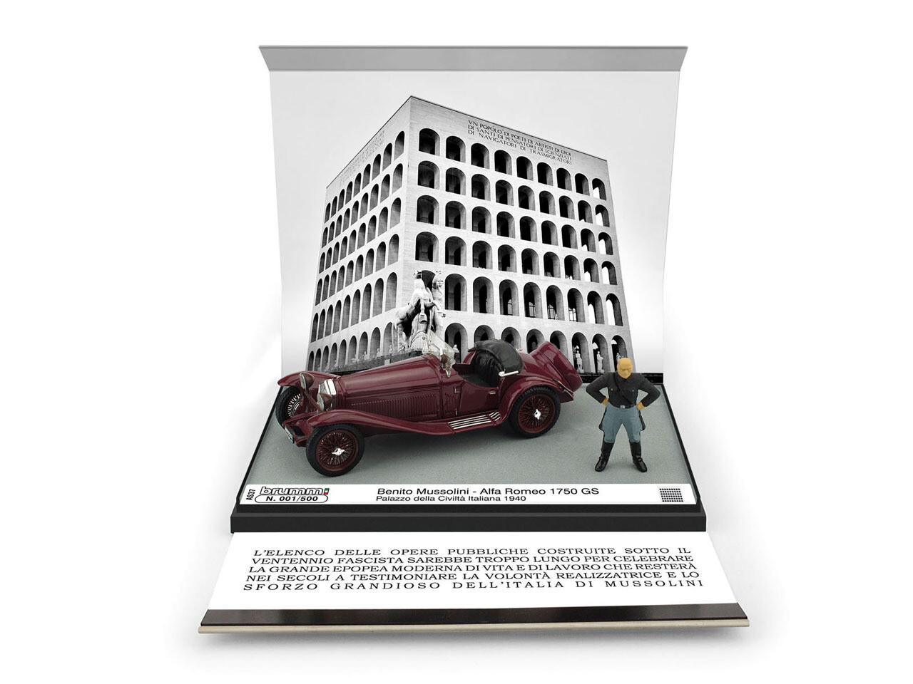 AS37C - ALFA ROMEO 1750GS MUSSOLINI ROMA 1940