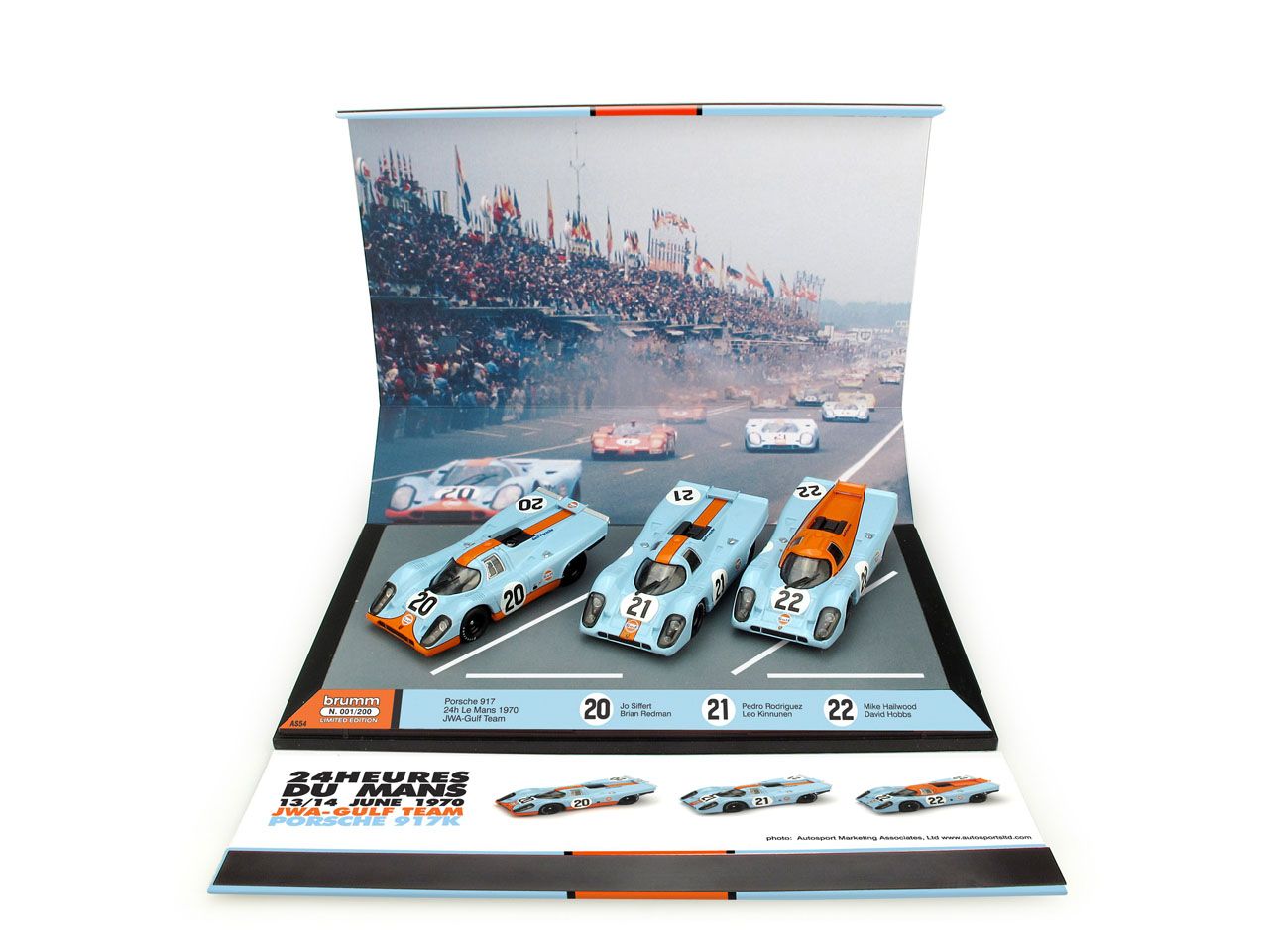 AS54 PORSCHE 917K 24H LE MANS 1970 START SET