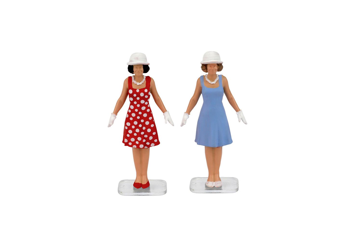 F040C - FIGURINA FEMMINILE 1960 X 2