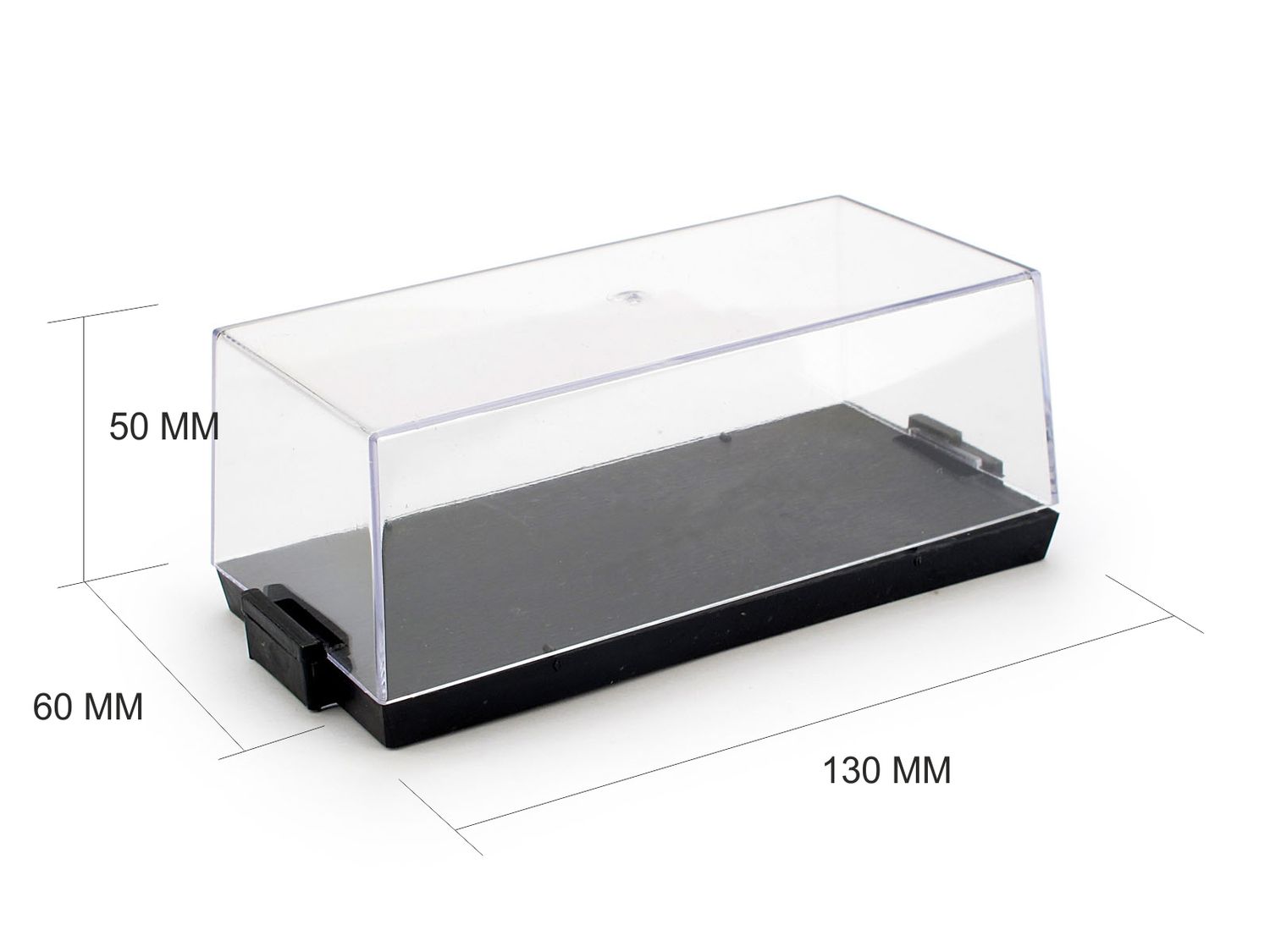 Z0STL SCATOLA TRASPARENTE LIGHT CON BASETTA