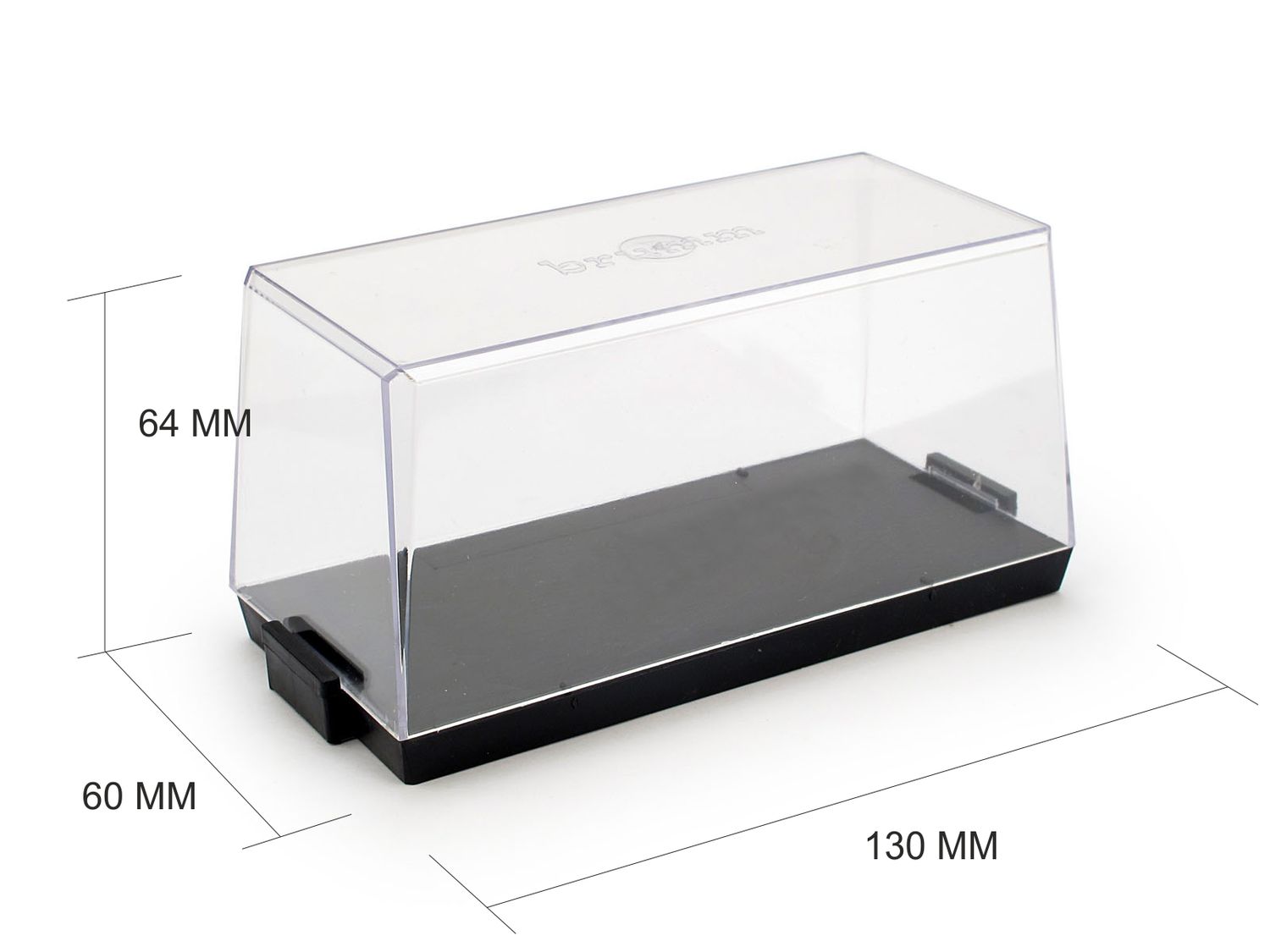 Z0STP SCATOLA TRASPARENTE PICCOLA CON BASETTA
