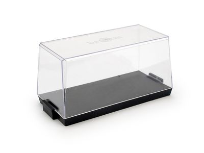 Z0STP SCATOLA TRASPARENTE PICCOLA CON BASETTA
