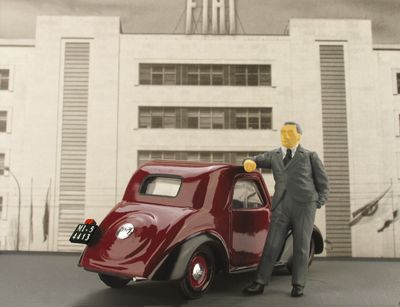 AS43 Fiat 500A Topolino 1936 + Ing. Dante Giacosa.