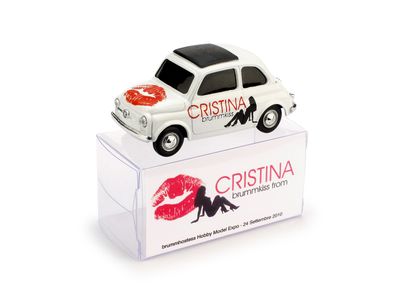 S1256 Fiat 500 Brums "brummhostess Hobby Model Expo - 2010 "