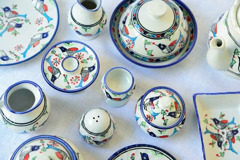 91tlg. Ziba Design Porzellan Hochzeitsgeschirr SET