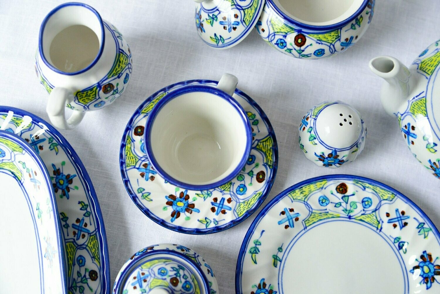 67tlg. Sada Design Porzellan Hochzeitsgeschirr SET