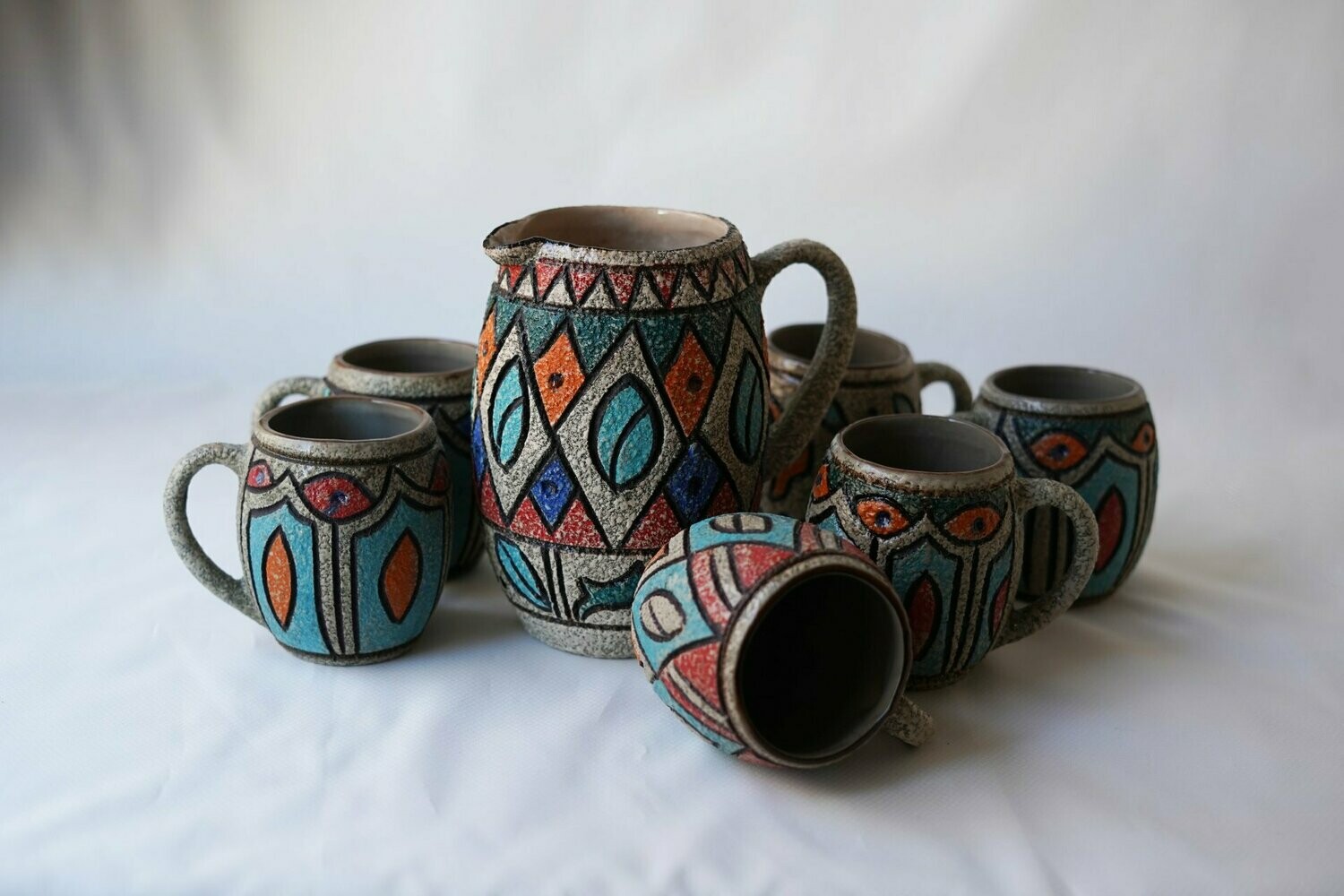 Krug & 6er Tassen SET