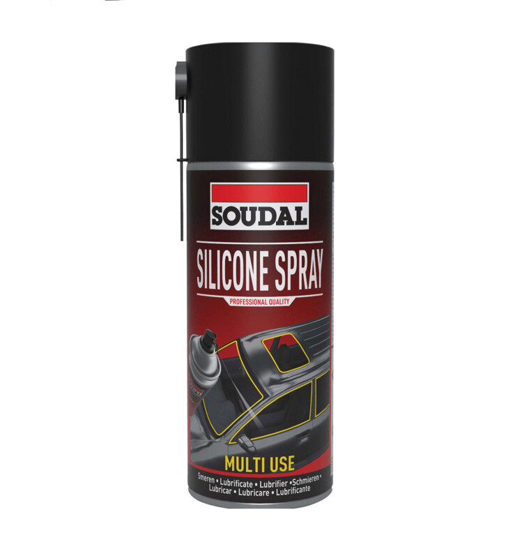 Silicona en spray, lubricante 400ML SOUDAL Silicona en spray, lubricante 400ML SOUDAL