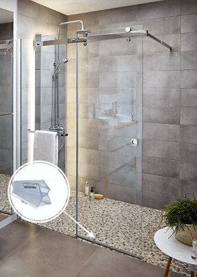 Junta para mampara de bañera, ducha, cristal de 6 mm,  Largo: 2200