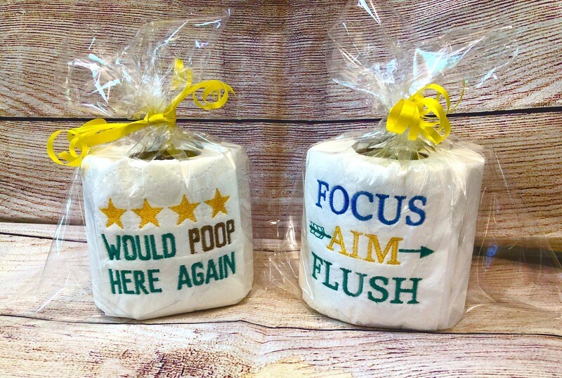 Embroidered Toilet Paper
