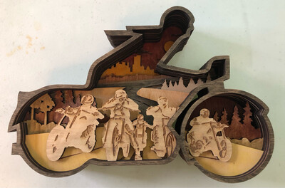 Layered 3D Art