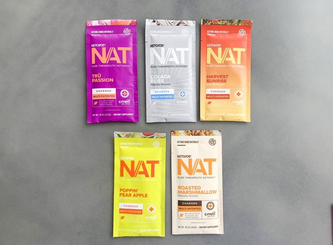 5 Day KETO//OS NAT Sample Pack - Pick your flavors (contact me for current flavor availability)