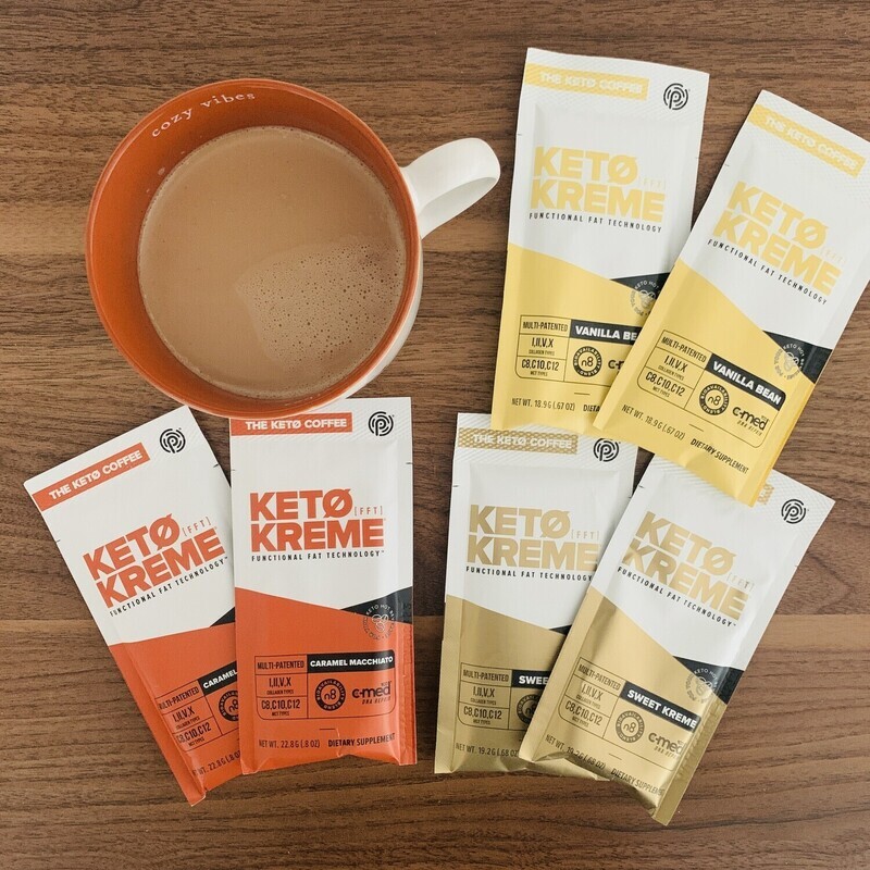 3 Pack Keto Kreme  - Pick your flavors (shown)