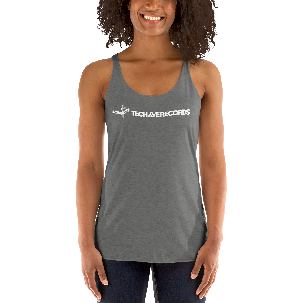 Women&#39;s Racerback Tank - TAR White Logo
