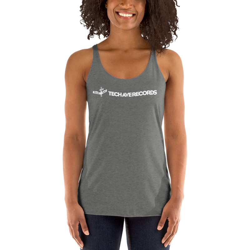 Women&#39;s Racerback Tank - TAR White Logo