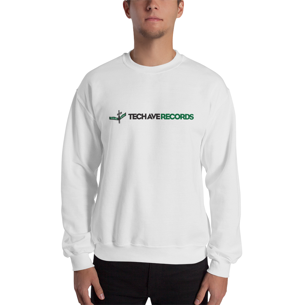Unisex Crew Sweatshirt - TAR Black and Green Logo
