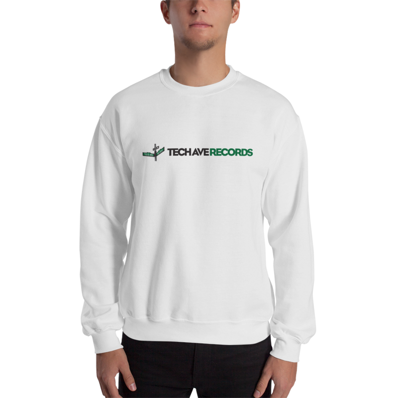 Unisex Crew Sweatshirt - TAR Black and Green Logo