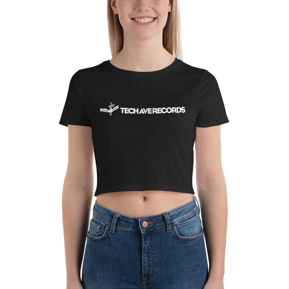 Women’s Crop Tee - TAR White Logo