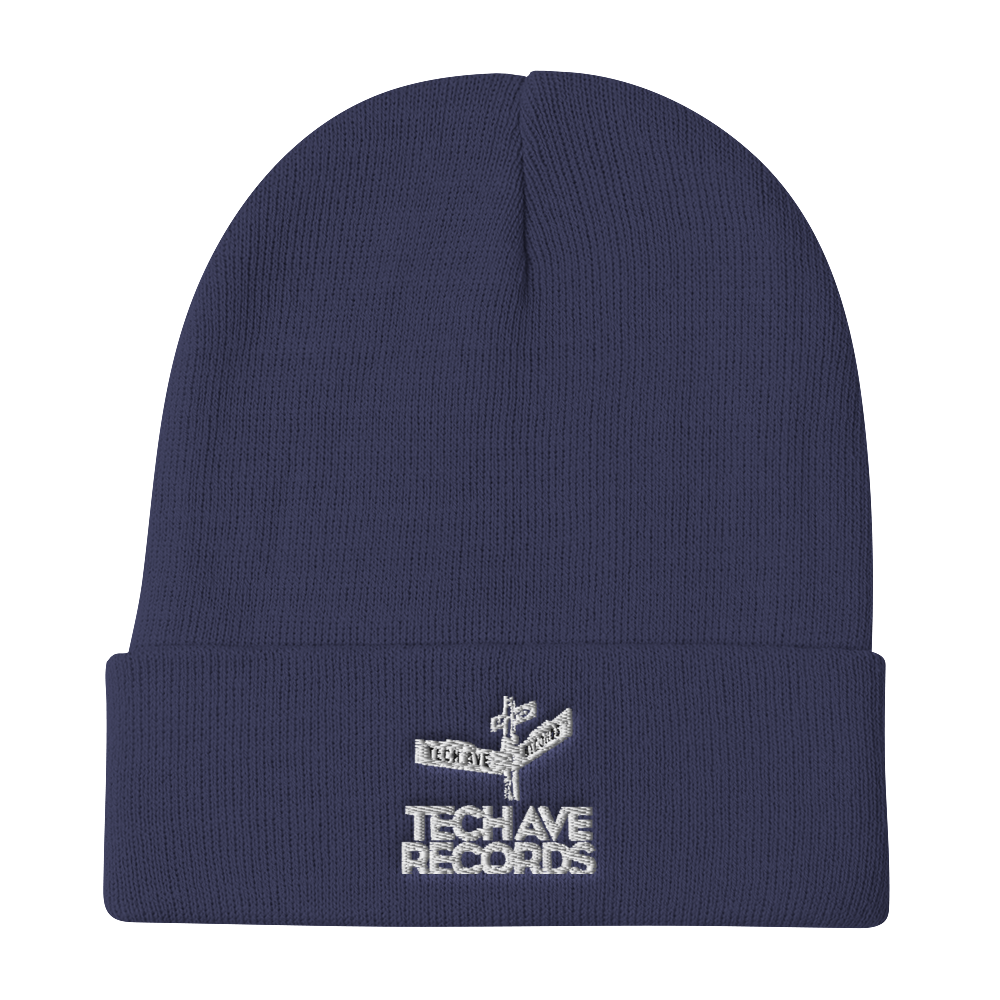Embroidered Beanie - TAR White Logo