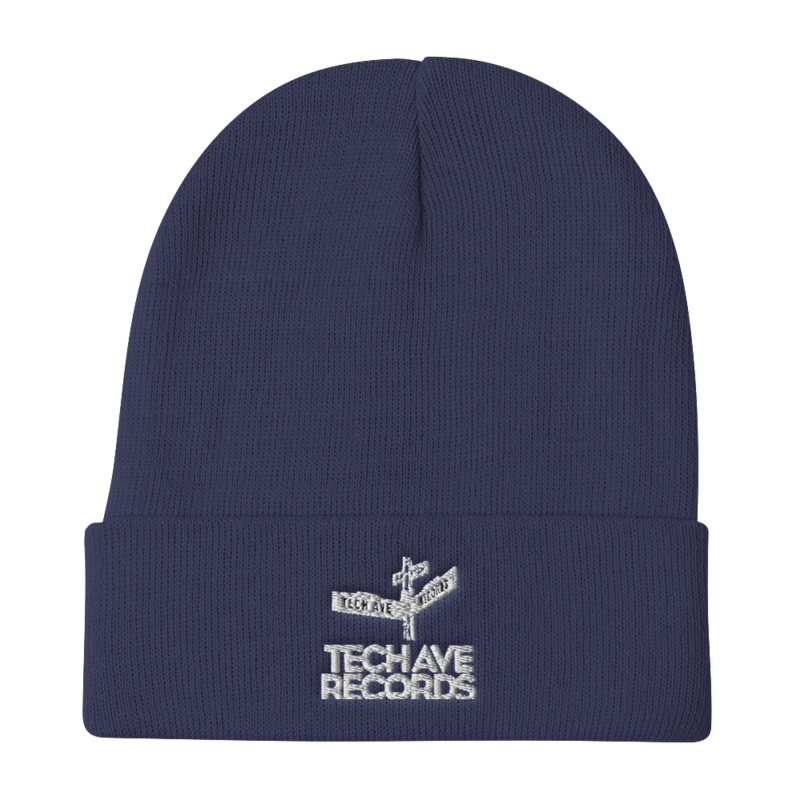 Embroidered Beanie - TAR White Logo