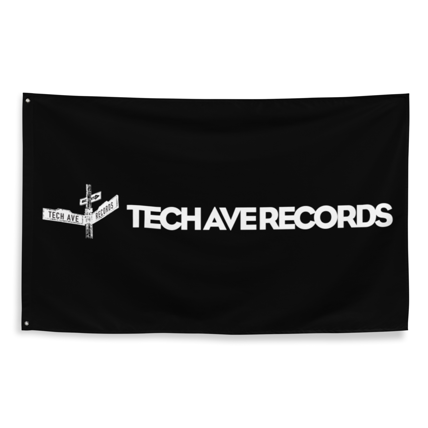 TAR Flag - White Long Logo