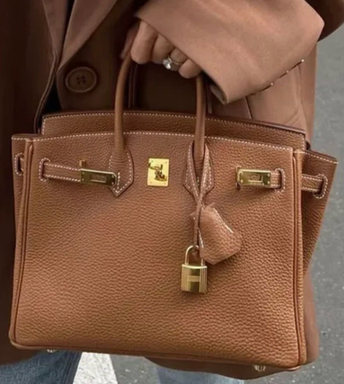 Genuine Leather Tote Bag for Women