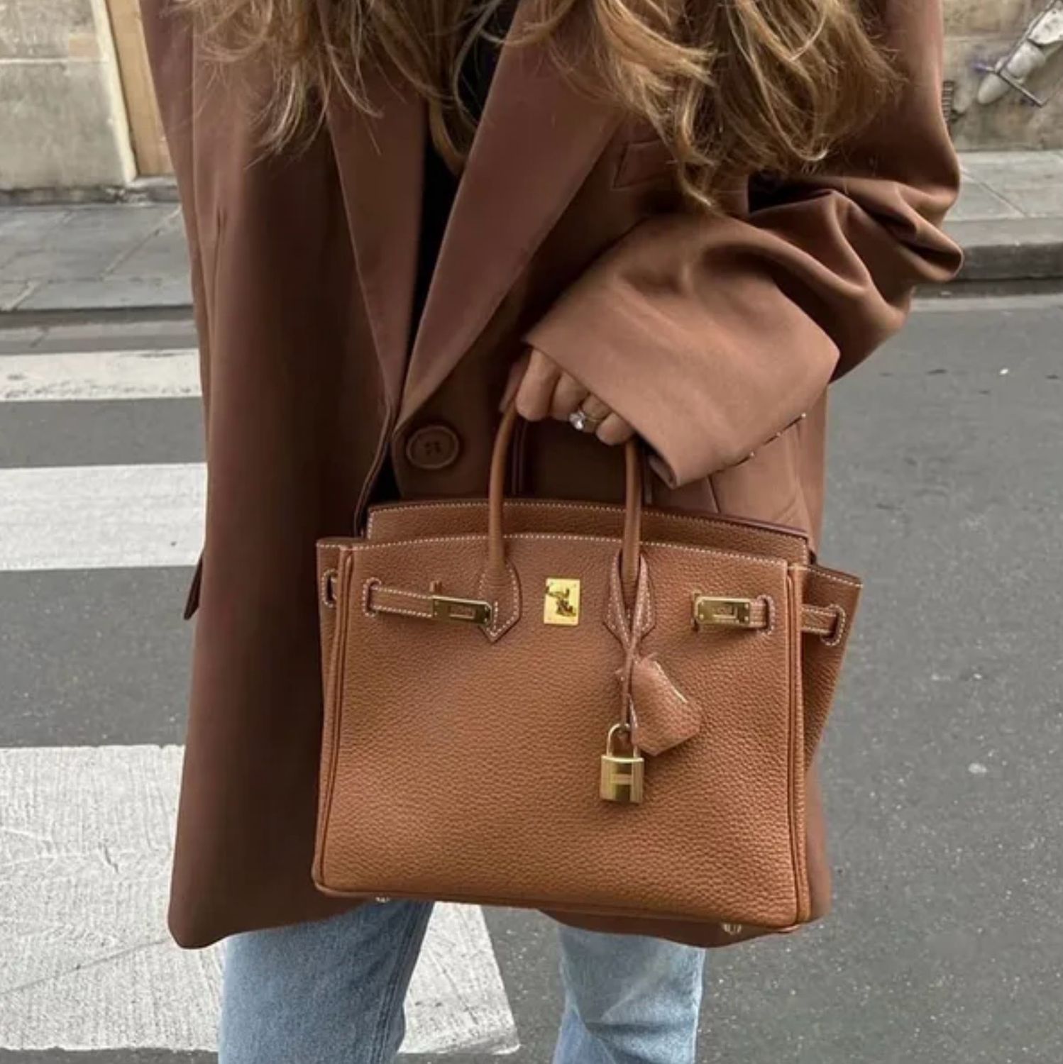 Genuine Leather Tote Bag for Women