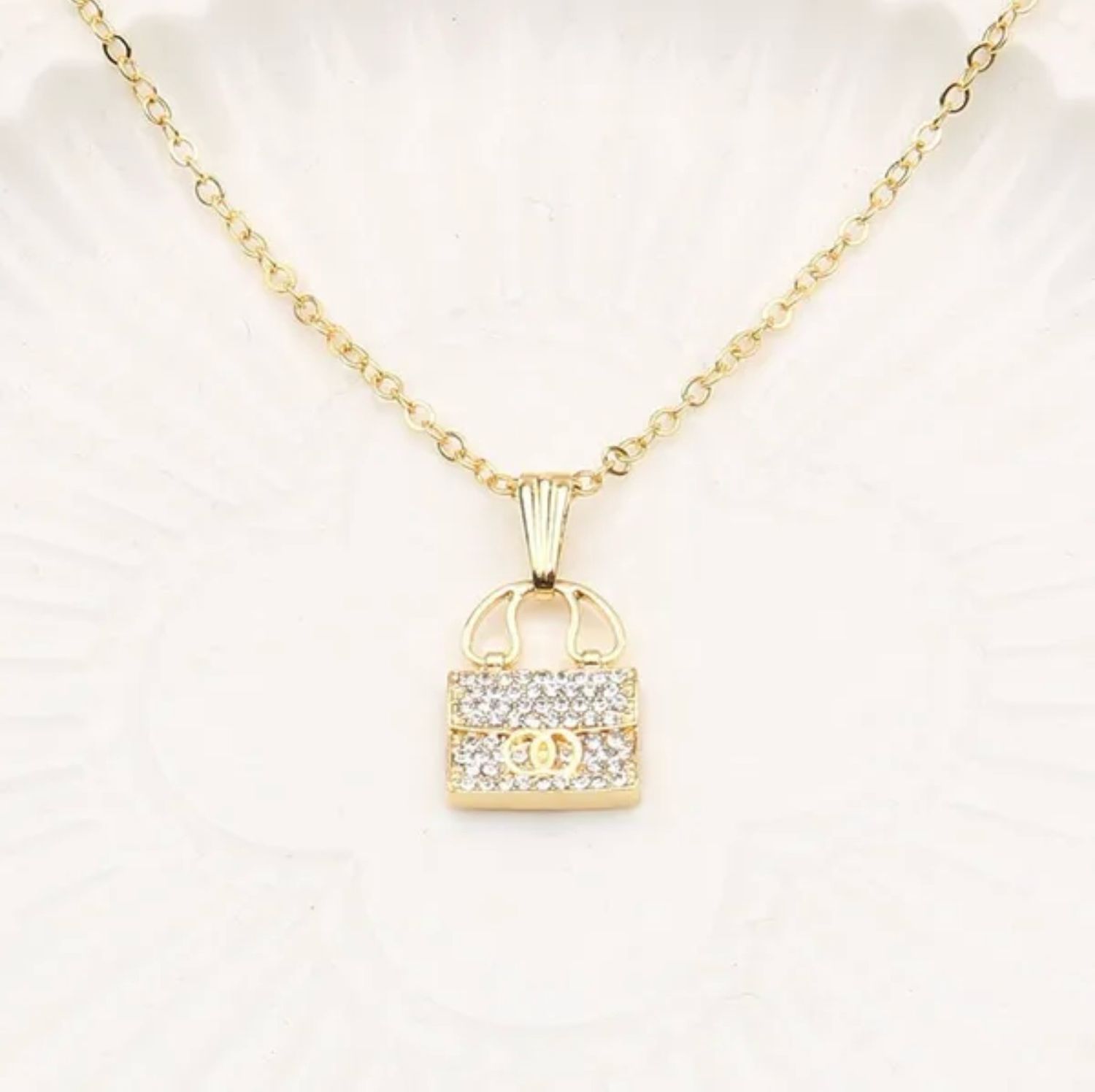 Pearl Letter Pendant Necklace
