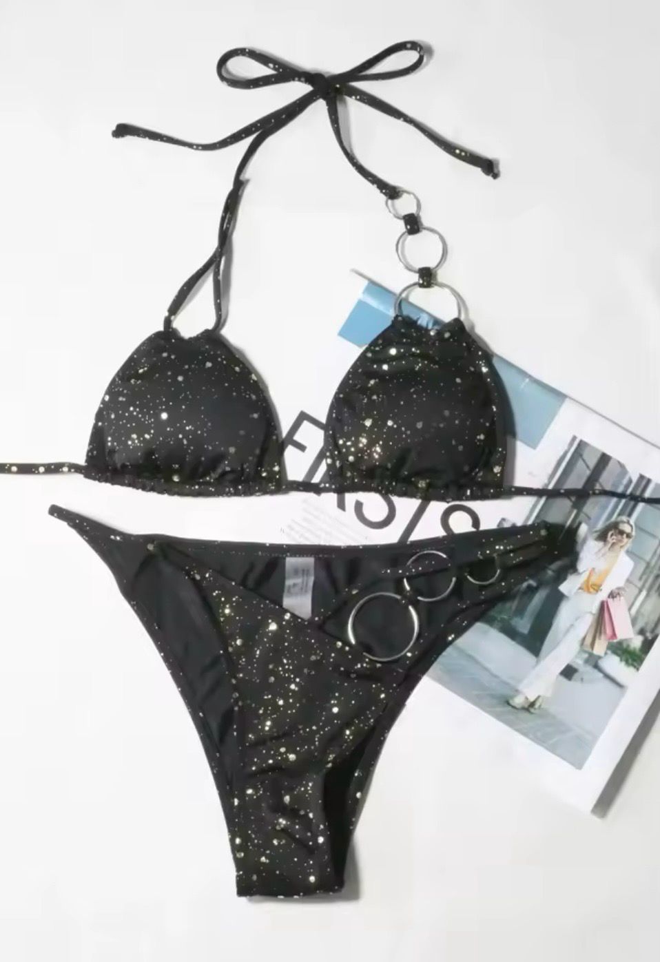 Diamond Jewel Bikini Two Set