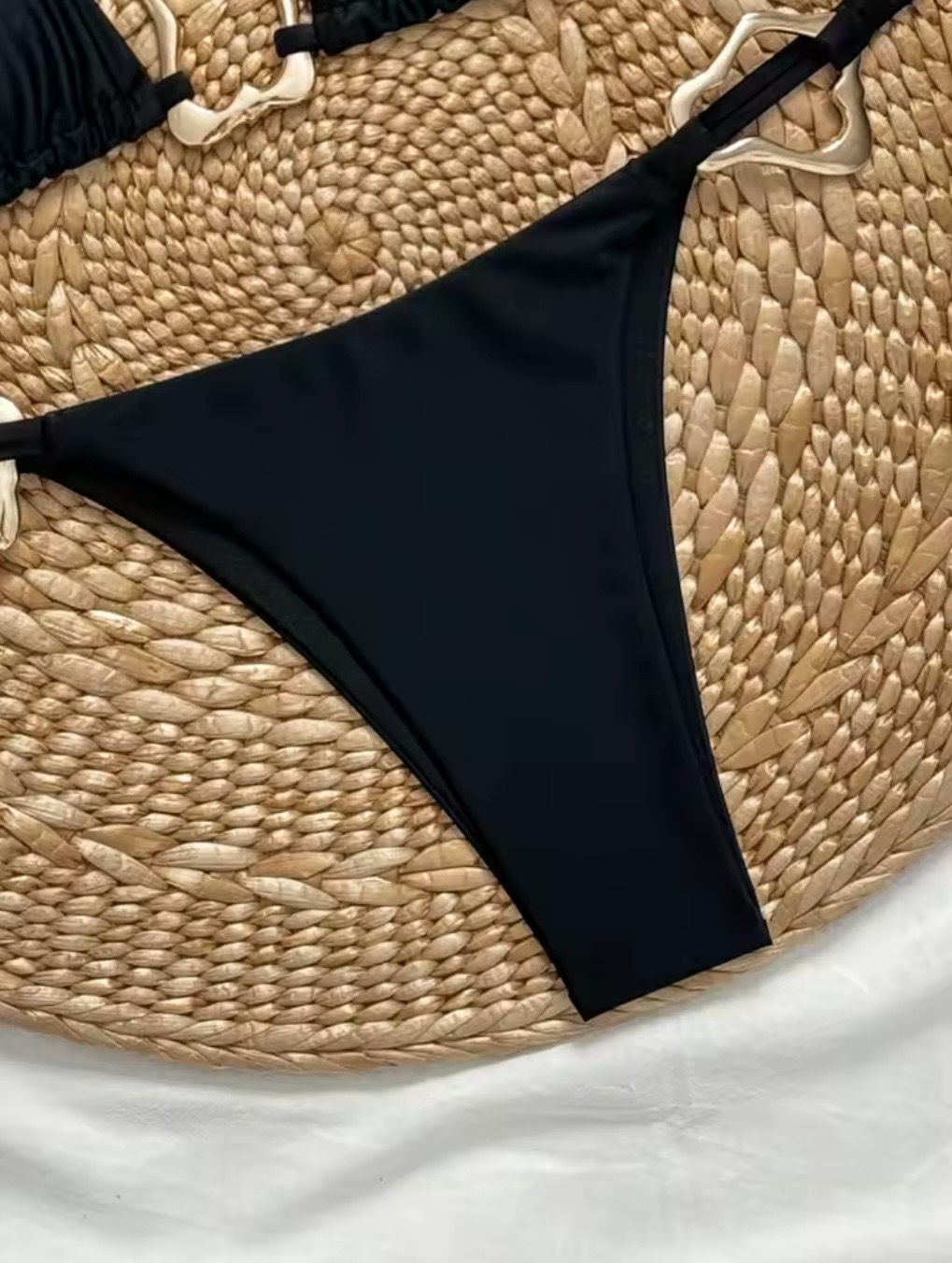 Textured Ring Linked Bikini