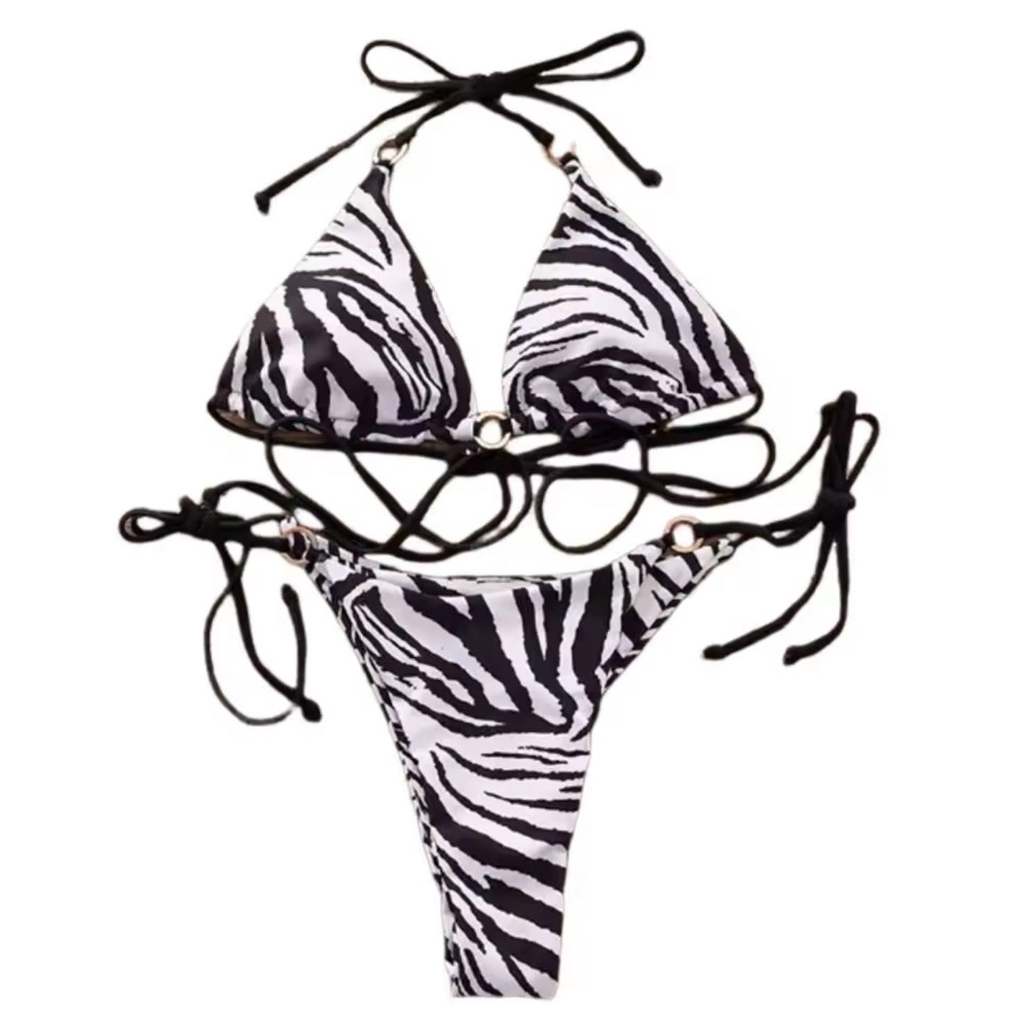 Zebra High Waist Bikini