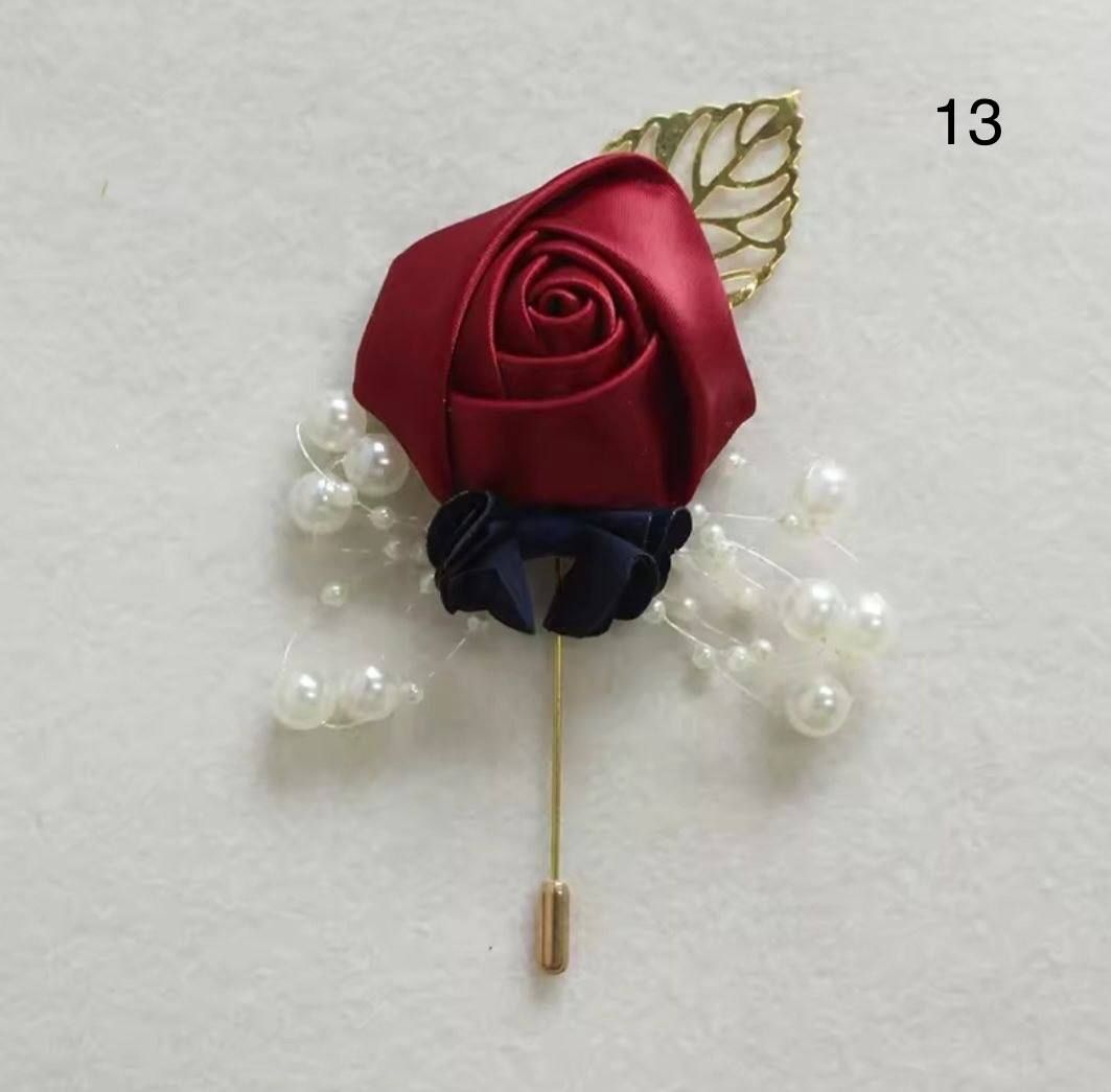 Roses for the suit boutonniere