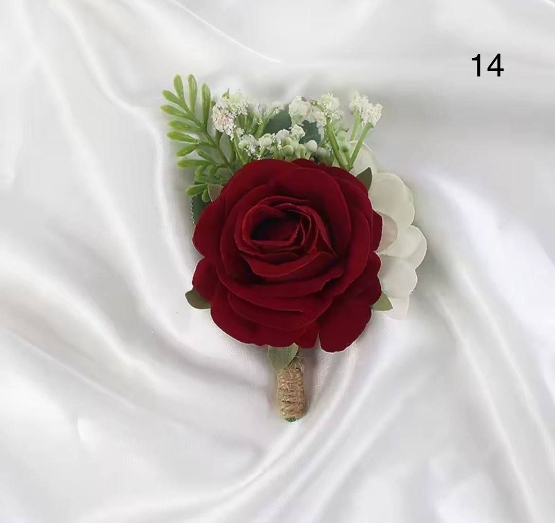 Roses for the suit boutonniere