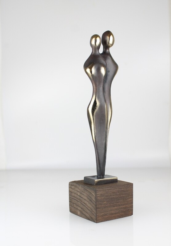 Træklods til din bronzeskulptur. Cirka 5 cm x 4 cm